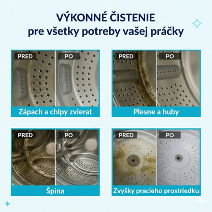 Profesionalno sredstvo za čišćenje perilice rublja – aktivni enzimi