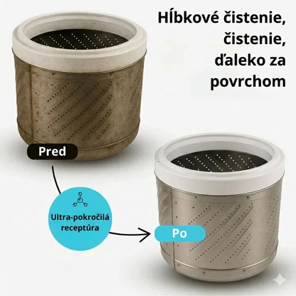 Profesionalno sredstvo za čišćenje perilice rublja – aktivni enzimi