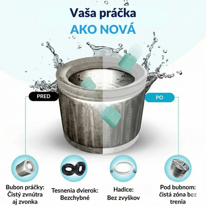 Profesionalno sredstvo za čišćenje perilice rublja – aktivni enzimi